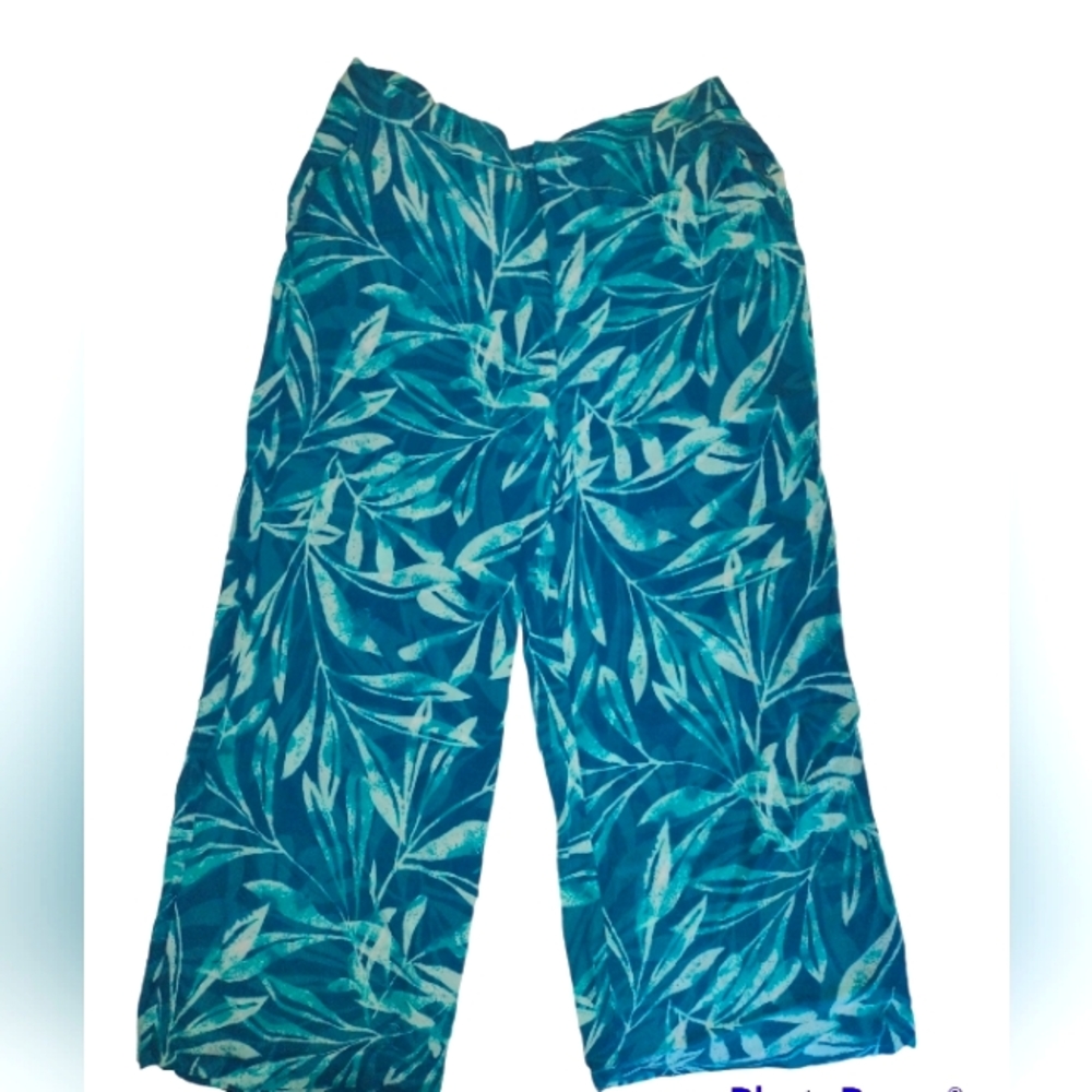 Kaari Blue pants with wide leg, size xl